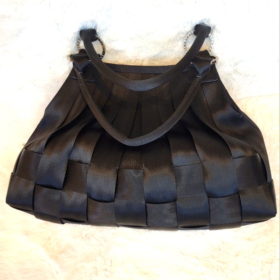 Harvey' S Seatbelt Shoulder Bag Large Black Stella